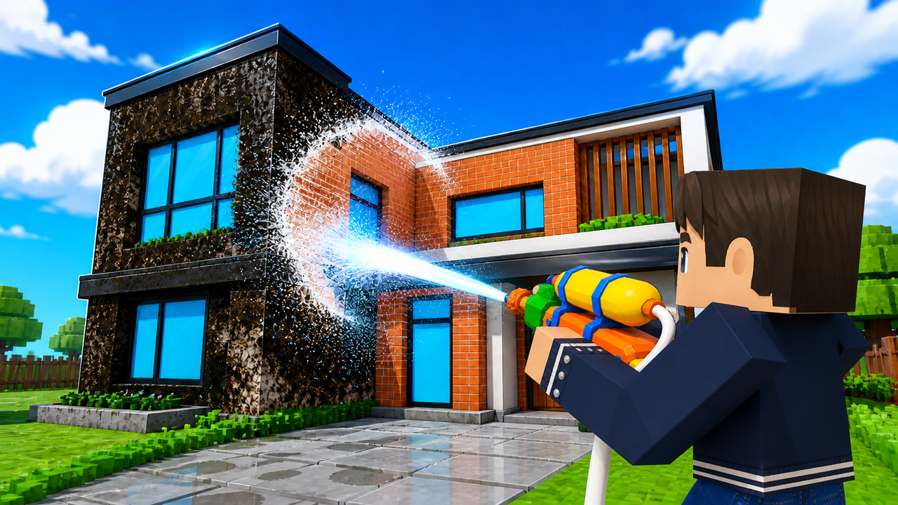 Wash The House 🧼